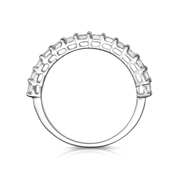 1.35ct Asteria Baguette Eternity Diamond Ring in 18K White Gold - Image 2