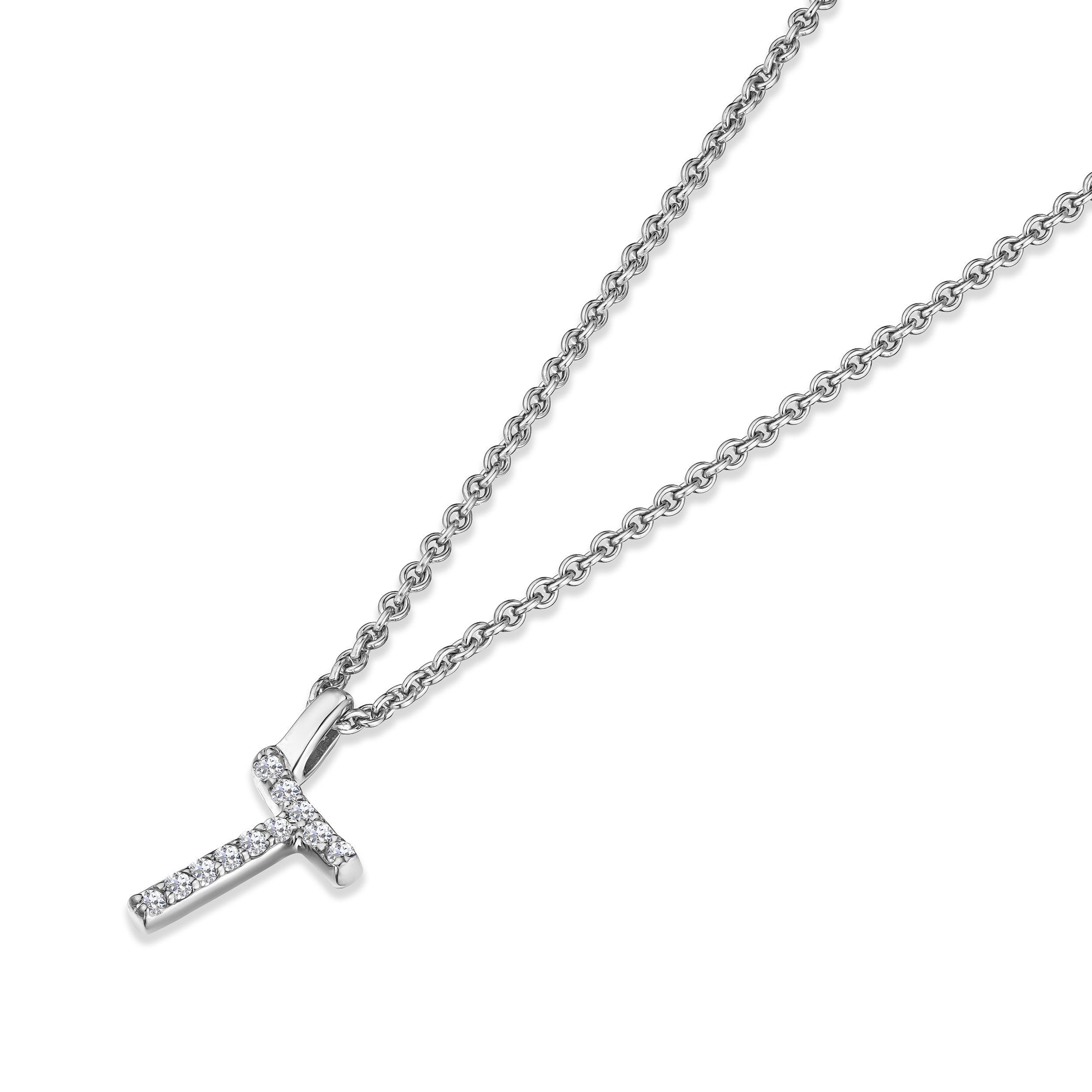 T diamond necklace online