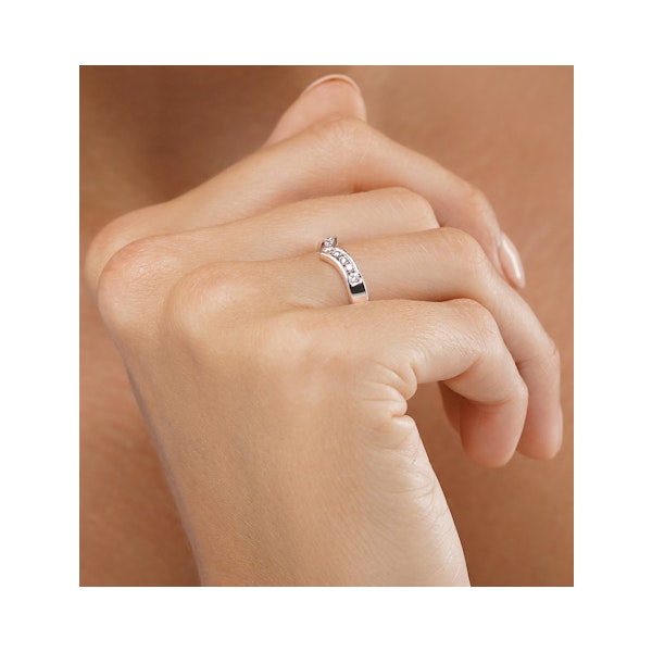 Lab Diamond Wishbone Ring 0.25ct H/Si in 9K White Gold - Image 2