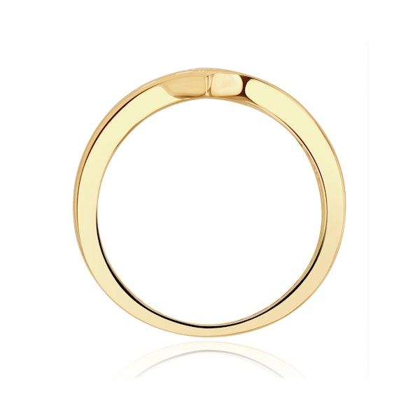 Lab Diamond Wishbone Ring 0.25ct H/Si in 9K Gold SIZES J - Image 4