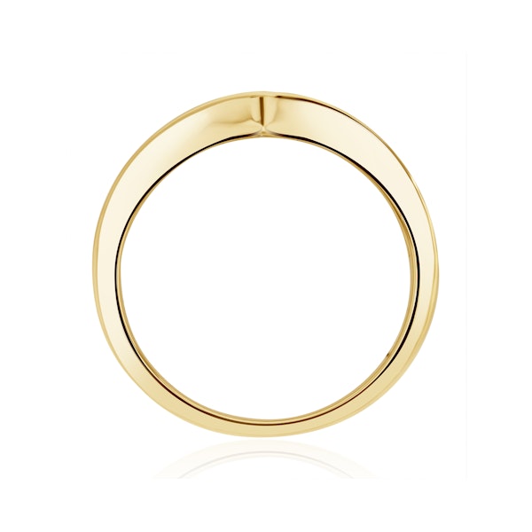 Lab Diamond Wishbone Ring 0.50ct H/Si in 9K Gold - Image 4