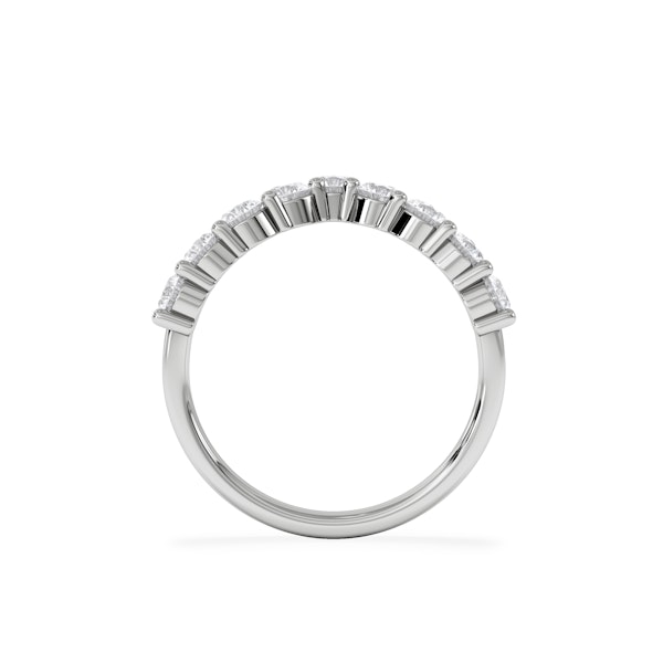 1.00ct Lab Diamond Wishbone Ring H/Si Quality in 9K White Gold - Image 6
