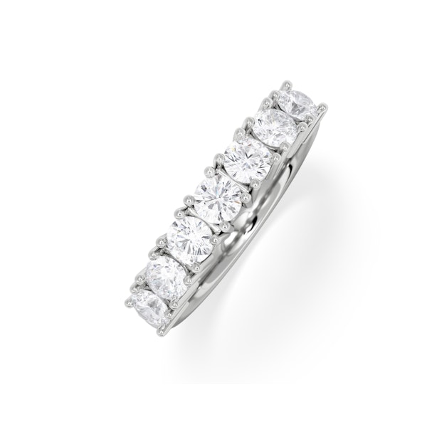 Chloe 7 Stone Lab Diamond Eternity Ring 1.00CT F/VS in 9K White Gold - Image 1