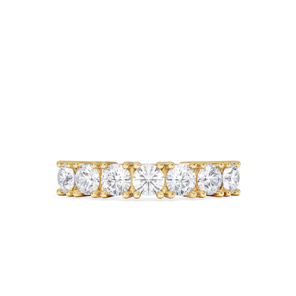Chloe 7 Stone Lab Diamond Eternity Ring 1.00CT F/VS in 9K Gold - Image 3