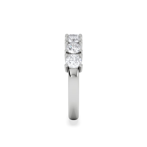 Chloe 7 Stone Lab Diamond Eternity Ring 1.50CT F/VS in 9K White Gold - Image 4
