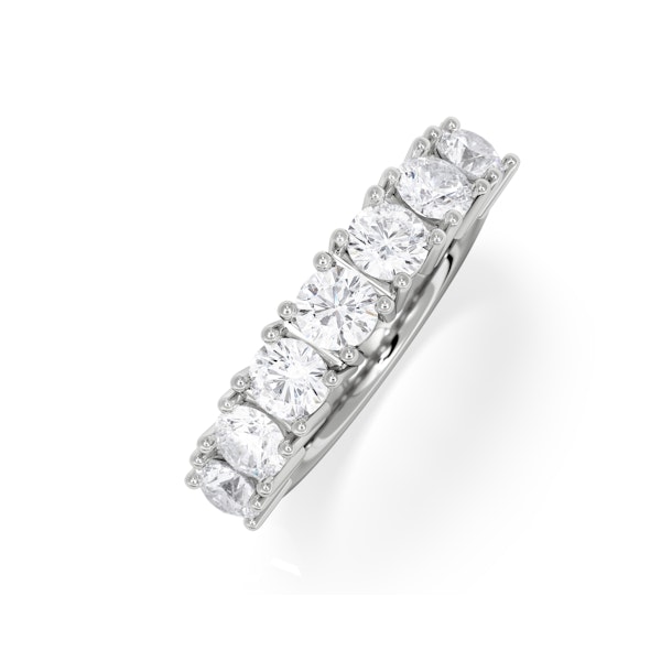 Chloe 7 Stone Lab Diamond Eternity Ring 1.50CT F/VS in 9K White Gold - Image 1
