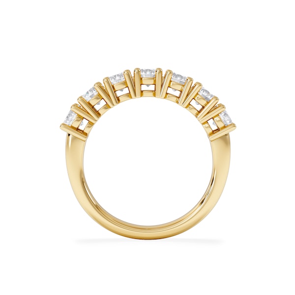 Chloe 7 Stone Lab Diamond Eternity Ring 1.50CT F/VS in 9K Gold - Image 6