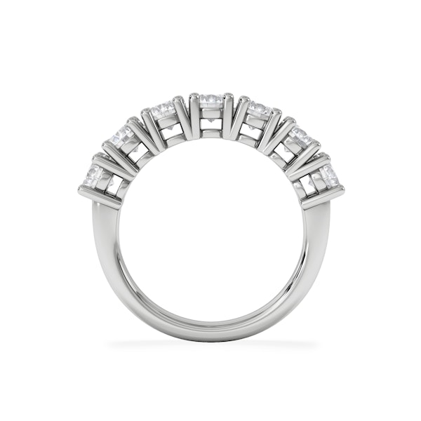 Chloe 7 Stone Lab Diamond Eternity Ring 2.00CT F/VS in 9K White Gold - Image 6