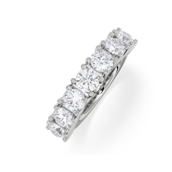 Chloe 7 Stone Lab Diamond Eternity Ring 2.00CT F/VS in 9K White Gold - Image 1