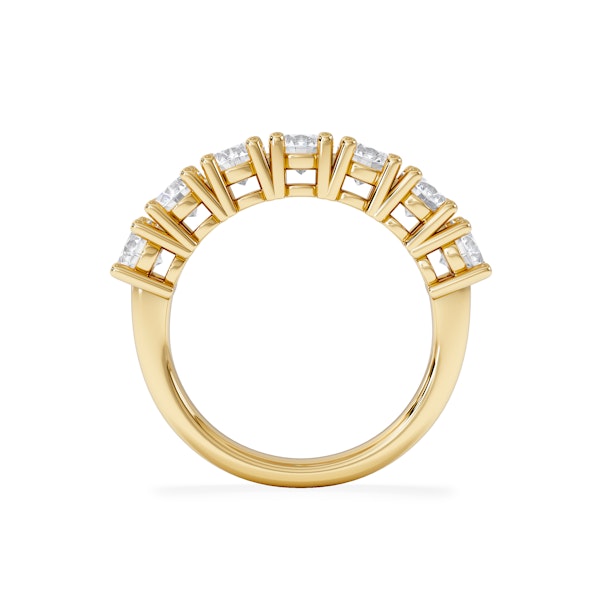 Chloe 7 Stone Lab Diamond Eternity Ring 2.00CT F/VS in 9K Gold - Image 6
