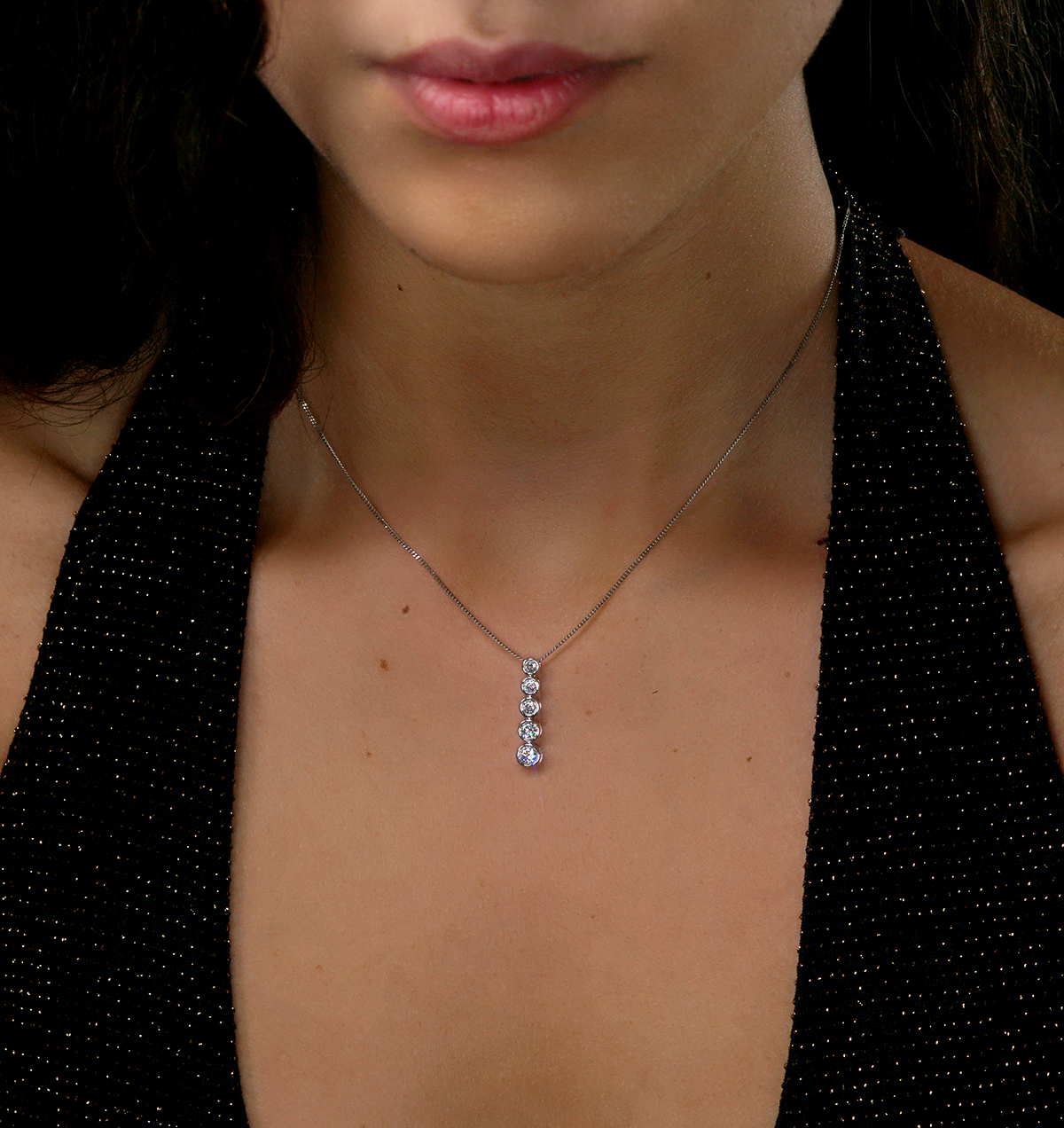 Diamond Drop Necklaces | The Diamond Store