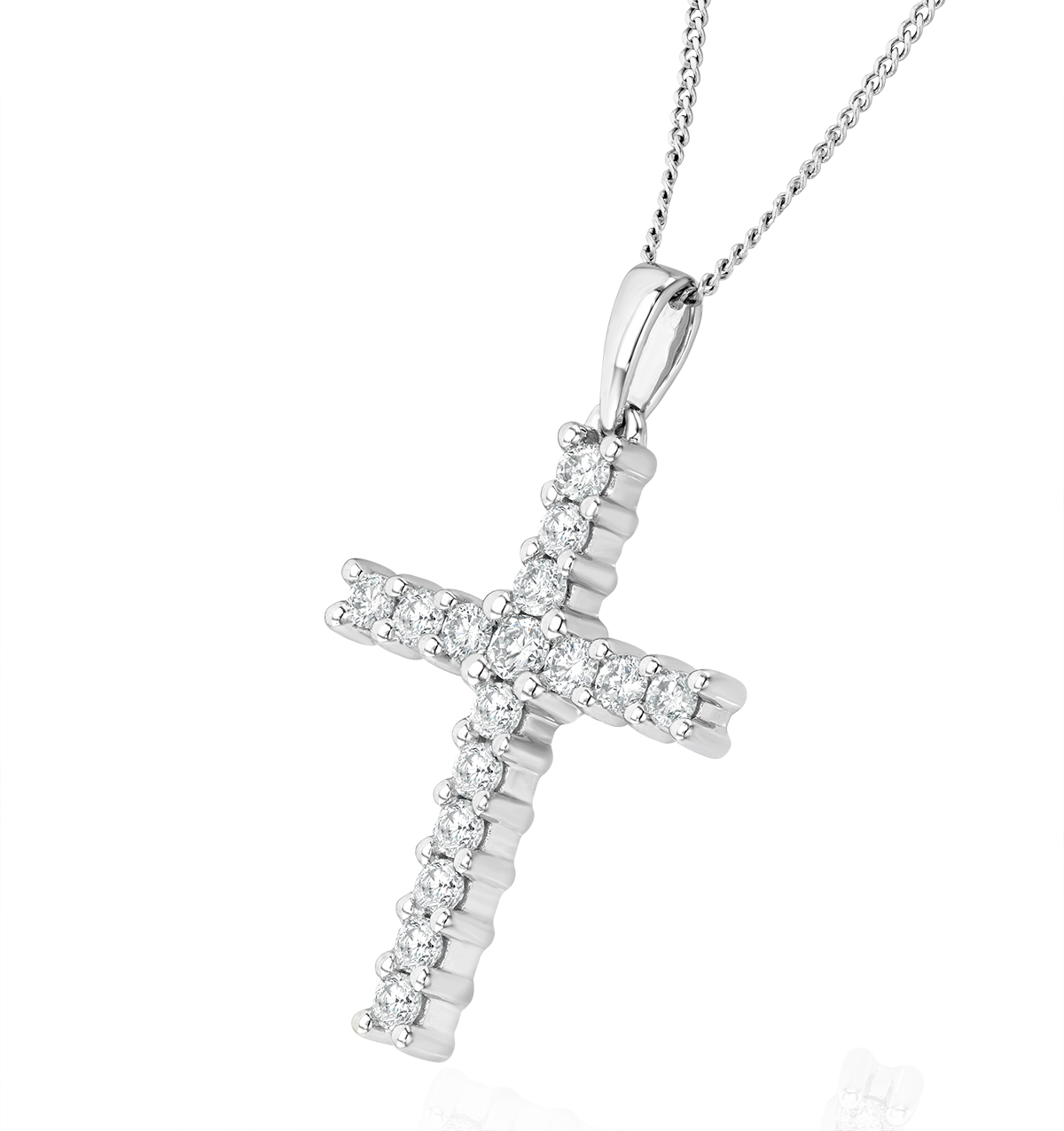 lab diamond cross