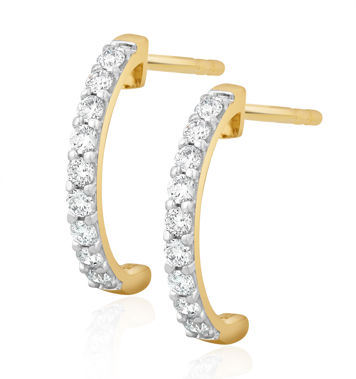 Diamond Hoop Earrings The Diamond Store