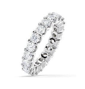 Eternity Ring Chloe 18K White Gold Diamond 3.00ct G/Vs