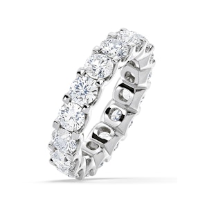Eternity Ring Chloe Platinum Diamond 5.00ct G/Vs