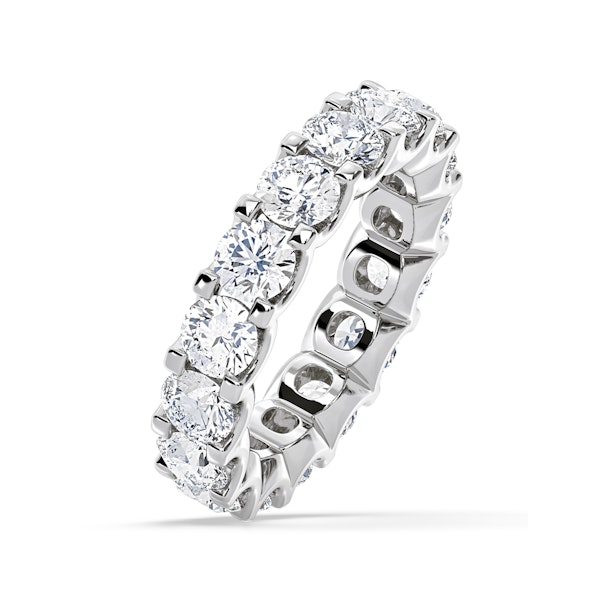 Eternity Ring Chloe 18K White Gold Diamond 5.00ct G/Vs - Image 1