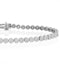 3ct Cluster Lab Diamond Tennis Bracelet H/Si Set in 9K White Gold - image 3