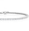 6ct HSI Lab Diamond Tennis Bracelet Claw Set in 9K White Gold - image 3