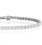 8ct Lab Diamond Tennis Bracelet Claw Set in 9K White Gold - image 3