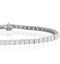 10ct Lab Diamond Tennis Bracelet Claw Set in 9K White Gold - image 3