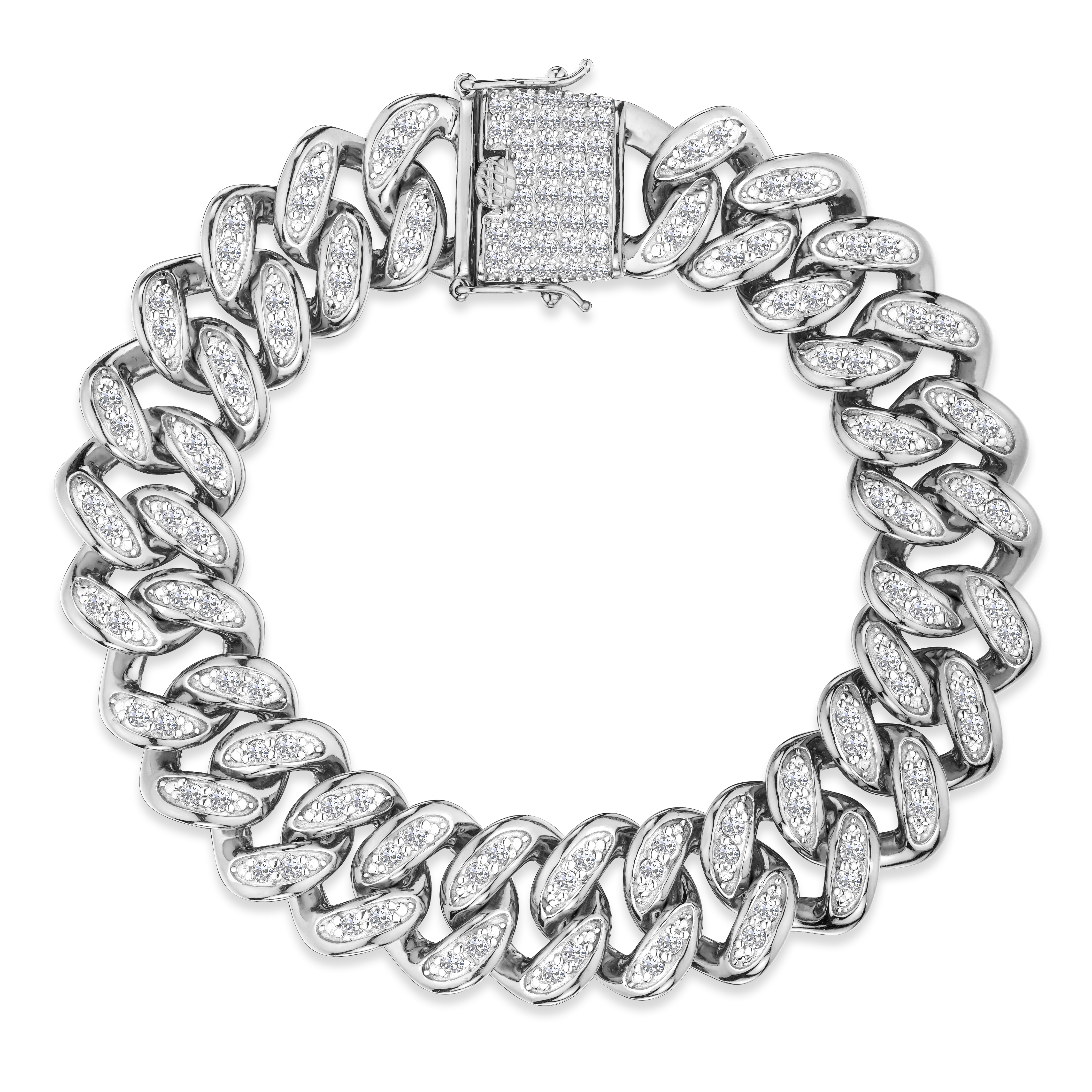 925 silver cuban link bracelet online