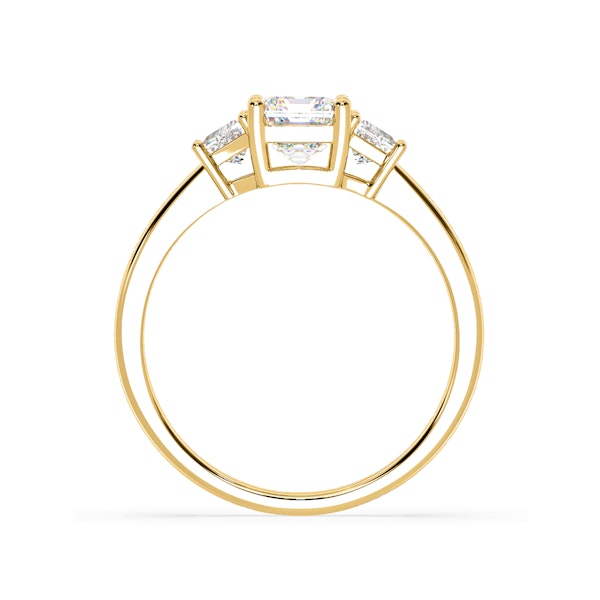 Erika Lab Diamond 1.70ct Emerald Cut Ring in 18K Yellow Gold F/VS1 - Image 3