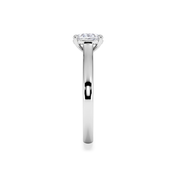 Amora Oval 0.50ct Diamond Engagement Ring G/VS1 Set in Platinum - Image 4