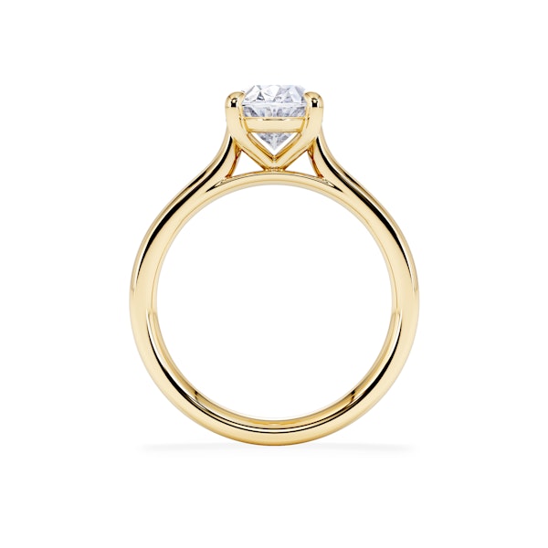 Amora Oval 2.00ct Lab Diamond Engagement Ring F/VS1 Set in 18K Gold - Image 3