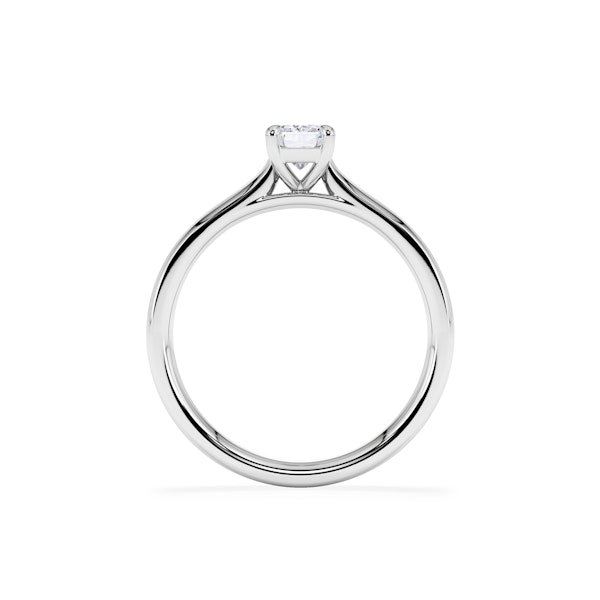 Amora Radiant 0.50ct Lab Diamond Engagement Ring F/VS1 Set in 18K White Gold - Image 3