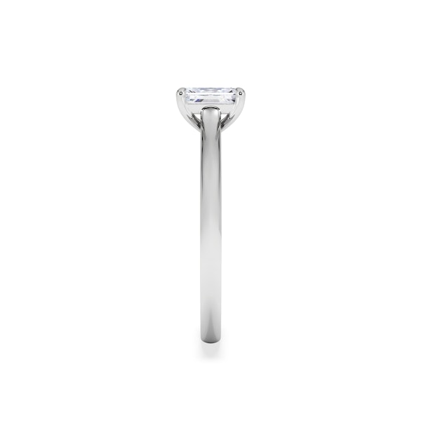 Amora Radiant 0.50ct Lab Diamond Engagement Ring F/VS1 Set in Platinum - Image 4