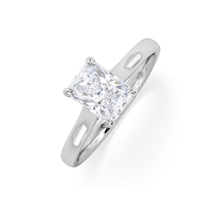Amora Radiant 1.00ct Diamond Engagement Ring G/VS1 Set in 18K White Gold