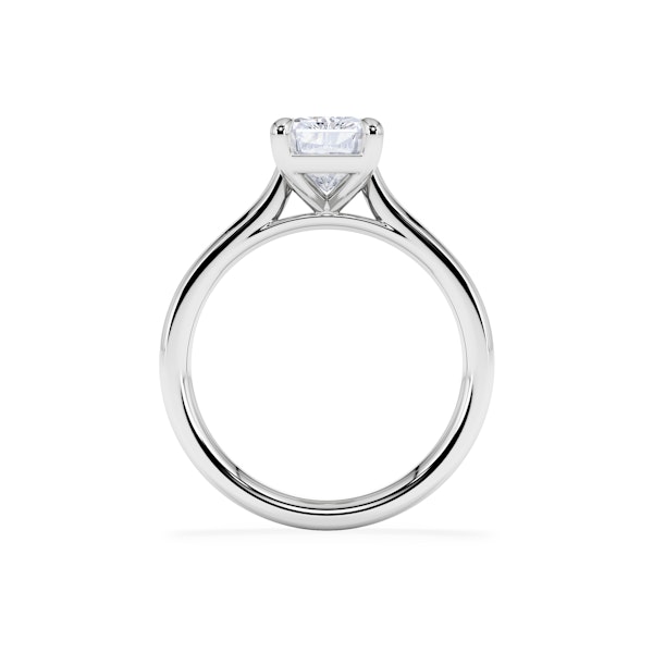 Amora Radiant 2.00ct Lab Diamond Engagement Ring F/VS1 Set in Platinum - Image 3