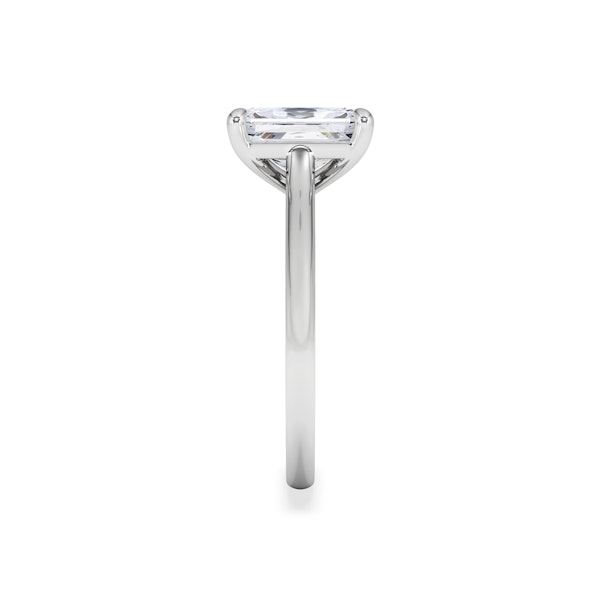 Amora Radiant 2.00ct Lab Diamond Engagement Ring F/VS1 Set in 18K White Gold - Image 4