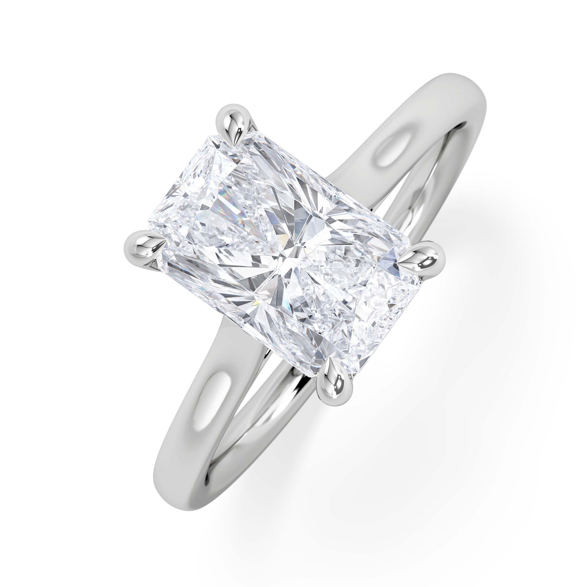 Radiant Cut Engagement Rings The Diamond Store™