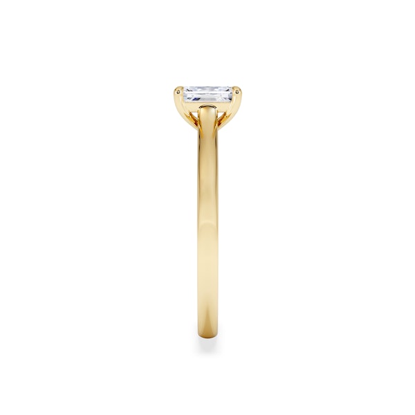 Amora Radiant 0.50ct Lab Diamond Engagement Ring F/VS1 Set in 18K Gold - Image 4