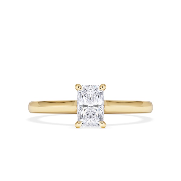 Amora Radiant 0.50ct Diamond Engagement Ring G/VS1 Set in 18K Gold - Image 5