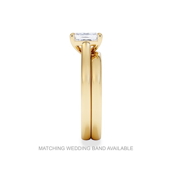 Amora Radiant 0.50ct Diamond Engagement Ring G/VS1 Set in 18K Gold - Image 7
