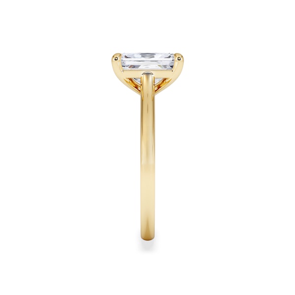 Amora Radiant 2.00ct Lab Diamond Engagement Ring F/VS1 Set in 18K Gold - Image 4