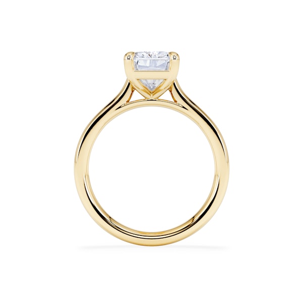 Amora Radiant 3.00ct Lab Diamond Engagement Ring G/VS1 Set in 18K Gold - Image 3