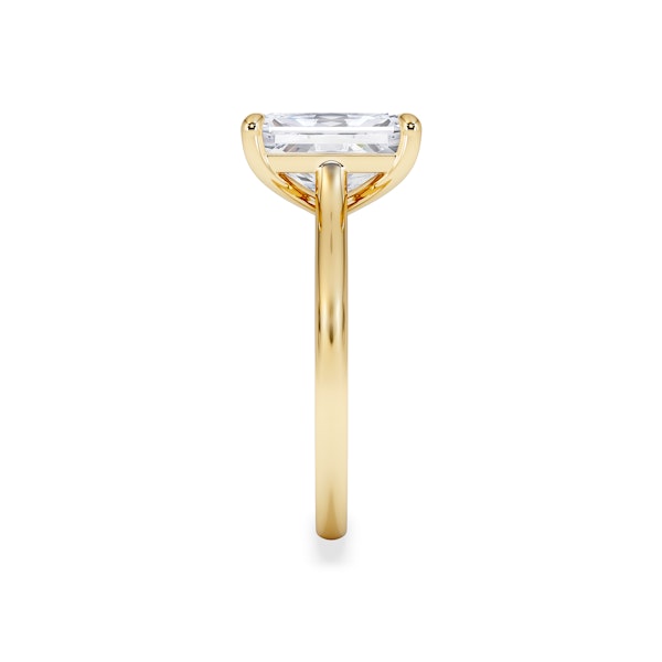 Amora Radiant 3.00ct Lab Diamond Engagement Ring G/VS1 Set in 18K Gold - Image 4