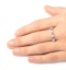 Ruby 1.50ct And H/SI Diamond Platinum Eternity Ring  HG36-422TJUS - image 3