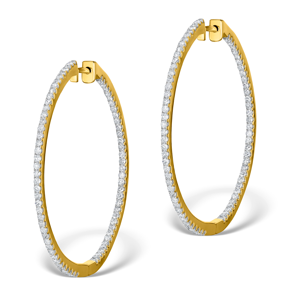 Diamond Hoop Earrings | TheDiamondStore.co.uk™