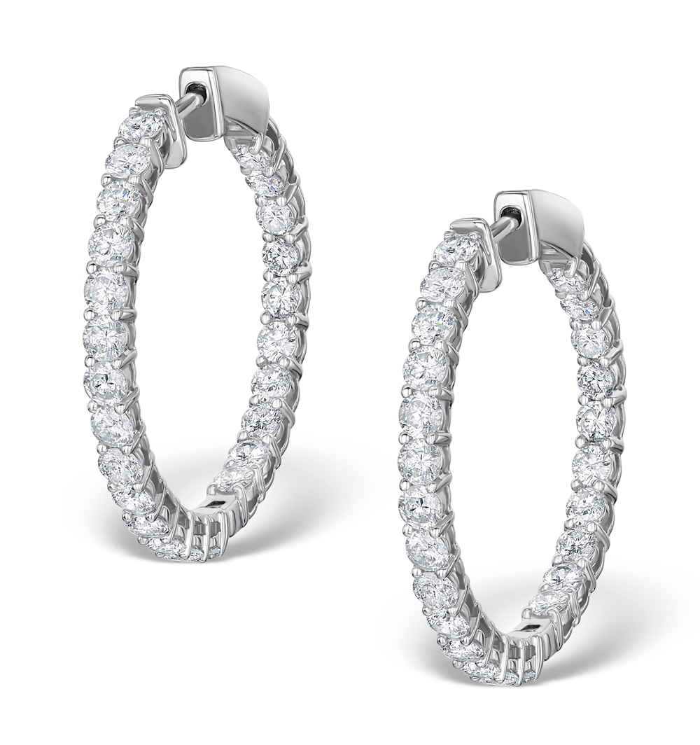 Diamond Hoop Earrings | TheDiamondStore.co.uk™