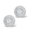 Athena Diamond Drop Earrings Multi Wear 1ct in 18K White Gold - P3493 - image 2