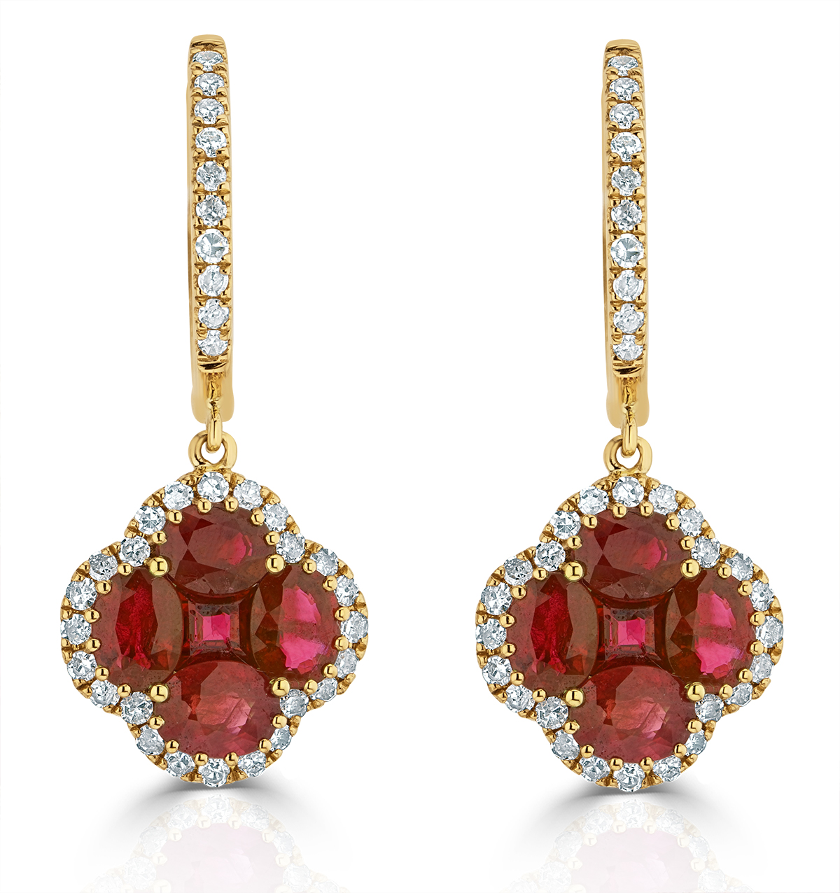 Ruby Earrings | The Diamond Store