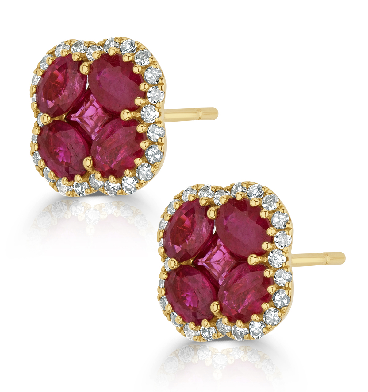 Ruby Earrings | TheDiamondStore.co.uk™