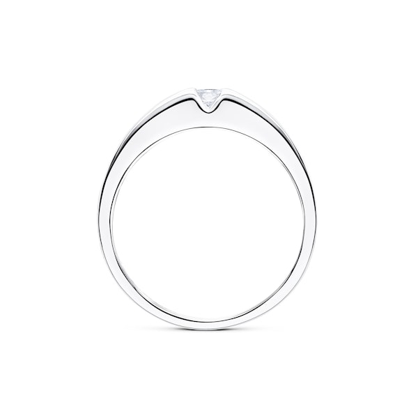 18K White Gold Diamond Ring 0.15ct SIZE L - Image 2