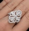 Vintage Diamond Ring 1.75CT H/Si in 18K White Gold - N4547 - image 4