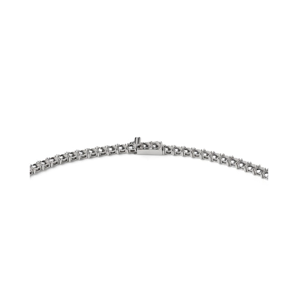 10.00ct Diamond Necklace Set in 18K White Gold - Image 5