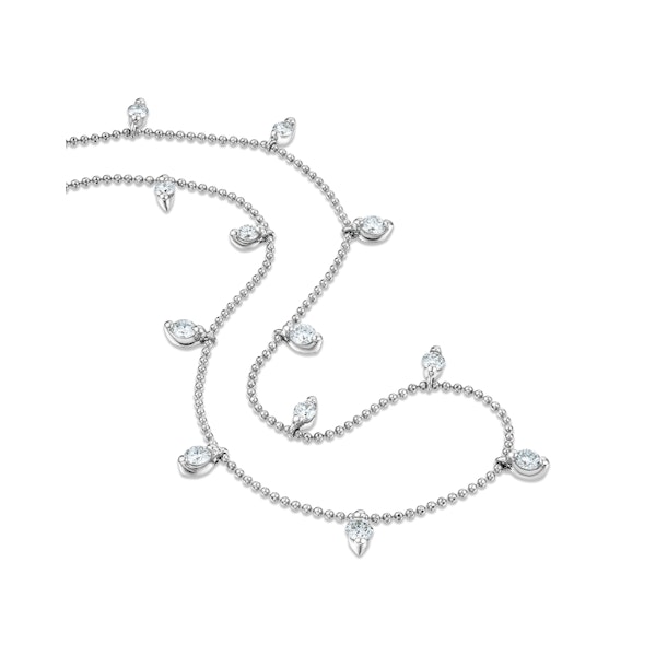 Vivara Lab Diamond Necklace 1.00ct H/SI in 9K White Gold - Image 3
